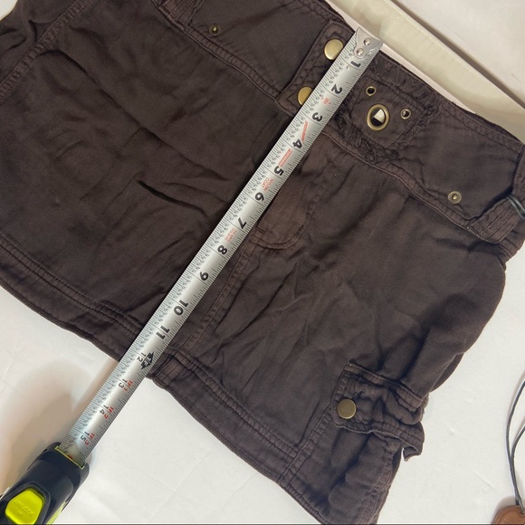 Da-Nang Military Surplus Utility Style Cargo Mini Skirt w/ Grommets Size Large - Picture 5 of 6